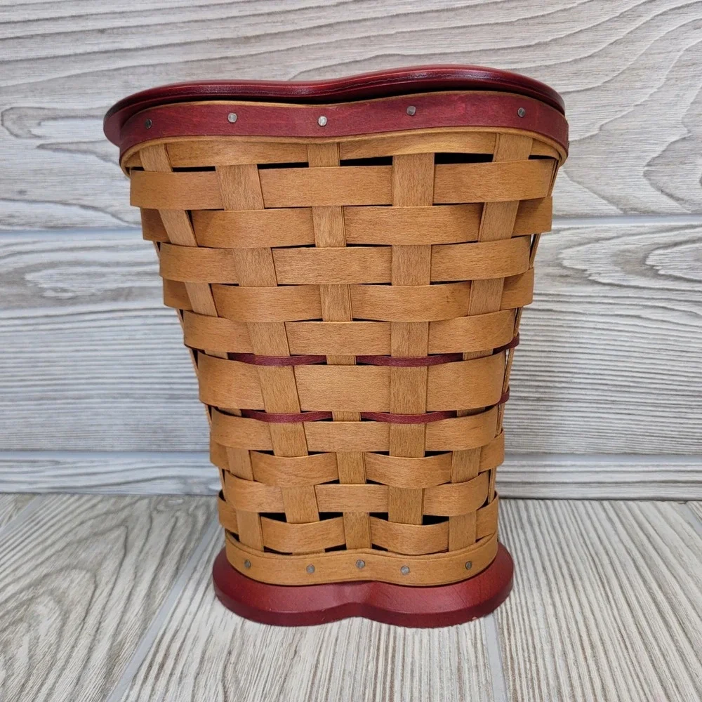 Longaberger Sweetheart True Love Basket‎ 2008 Red Heart Lid Protector Primitive